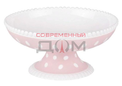 Ваза "Горошек" (бел-розовый) /М7018/ Башкирия